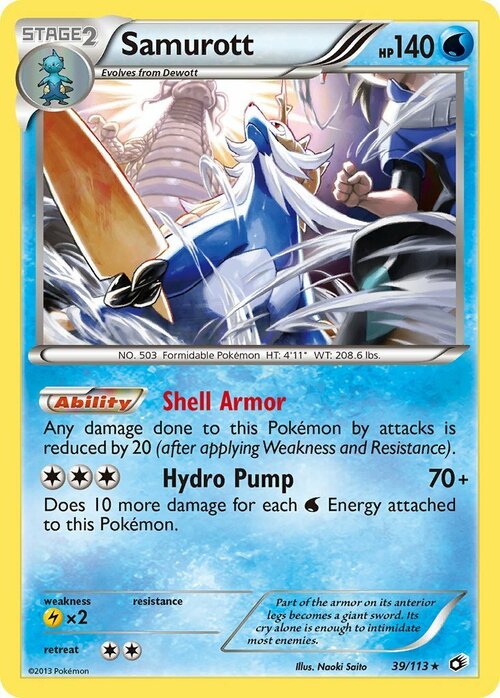 Samurott Card Front