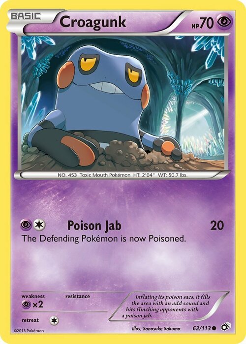 Croagunk Card Front