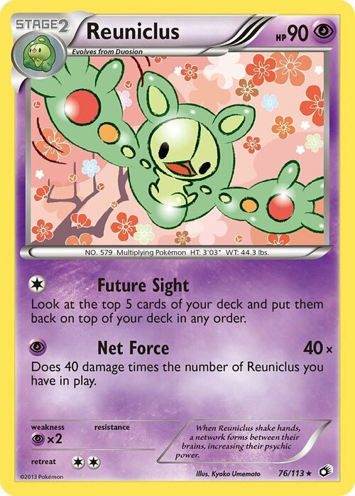 Reuniclus Card Front