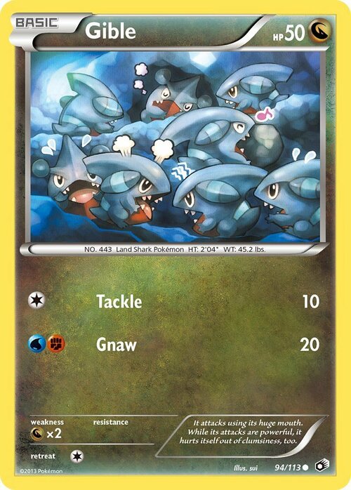 Gible Card Front