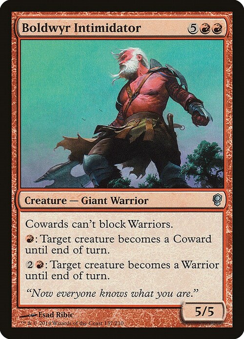 Boldwyr Intimidator Card Front