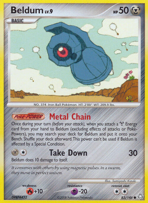 Beldum Lv.9 Card Front