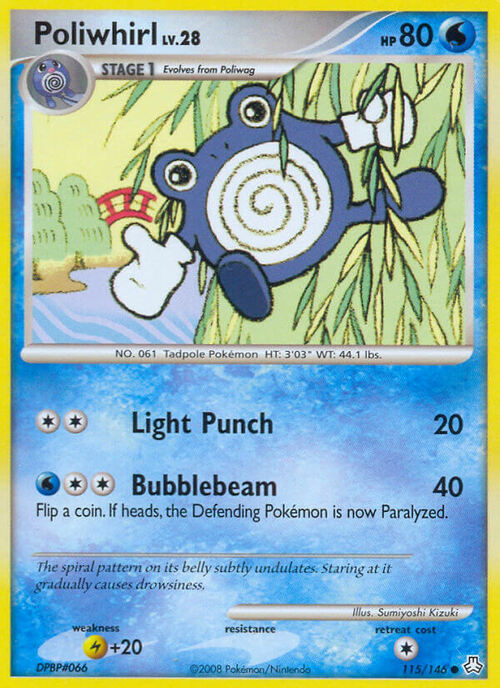 Poliwhirl Lv.28 Card Front