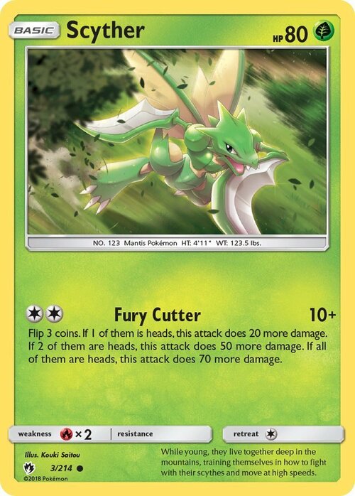 Scyther Card Front