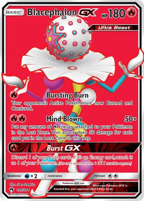 Blacephalon GX Card Front