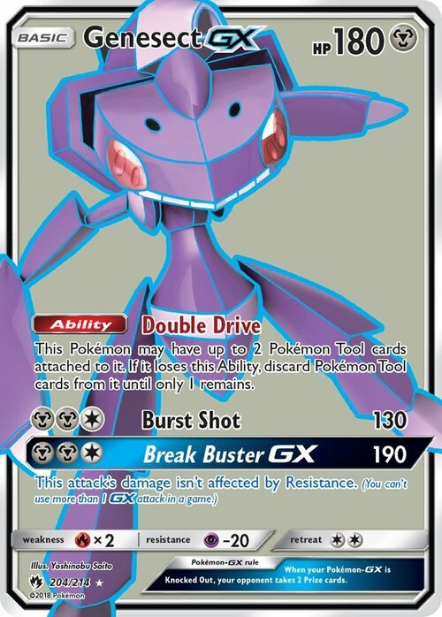 Genesect GX Card Front