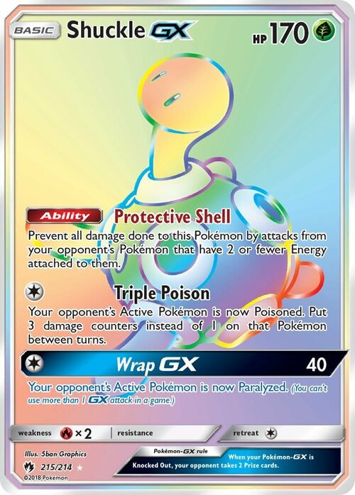 Shuckle GX Card Front