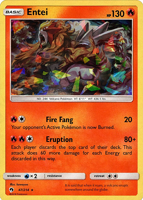 Entei Card Front