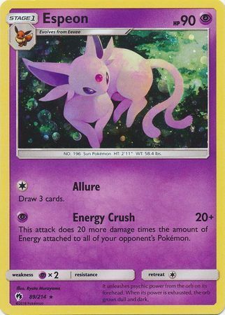 Espeon Card Front