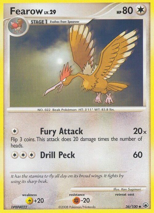 Fearow Card Front