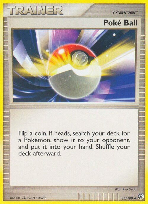 Poké Ball Card Front