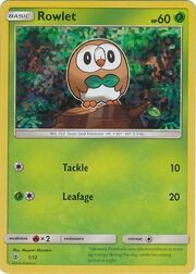 Rowlet [Azione | Fogliame]