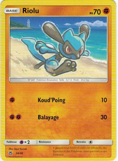 Riolu Card Front