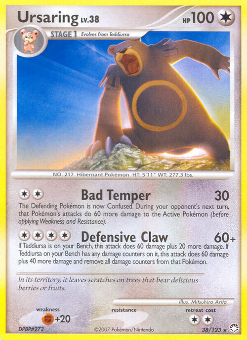 Ursaring Card Front