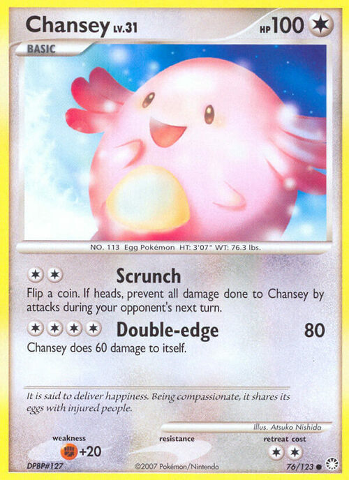 Chansey Card Front