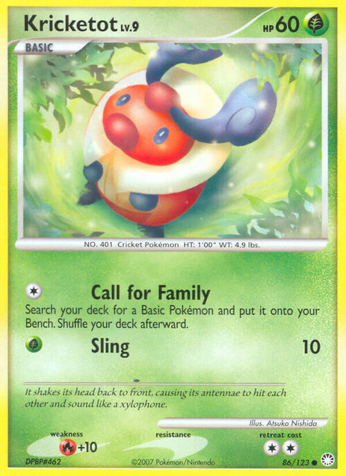 Kricketot Card Front