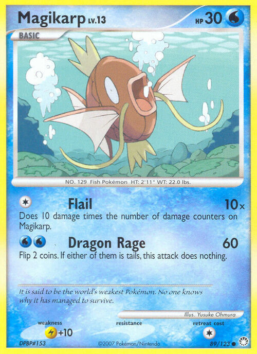 Magikarp Card Front