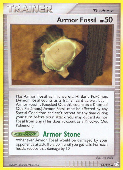 Armor Fossil Card Front