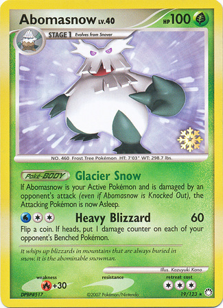 Abomasnow Card Front