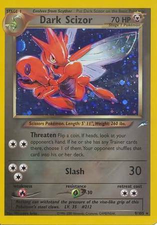 Dark Scizor Card Front