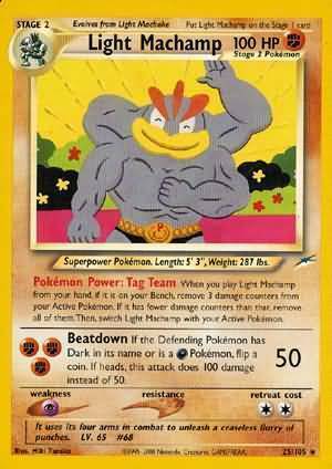 Light Machamp Card Front