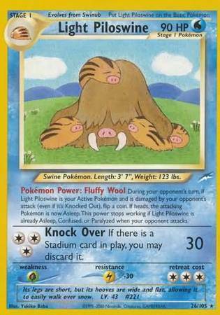 Light Piloswine Card Front