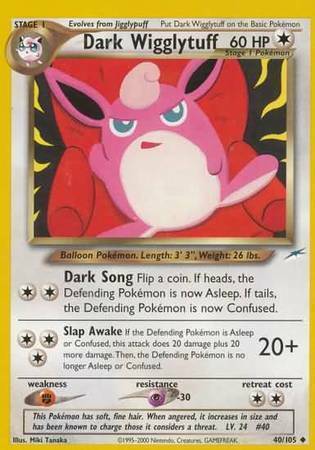 Dark Wigglytuff Card Front