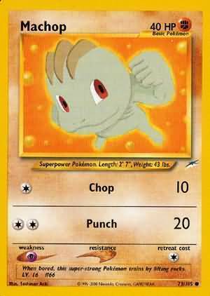 Machop Card Front