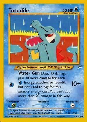 Totodile Card Front