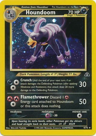 Houndoom Card Front