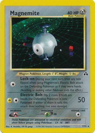 Magnemite Card Front