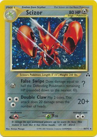 Scizor Card Front