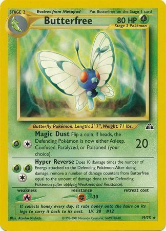 Butterfree Card Front