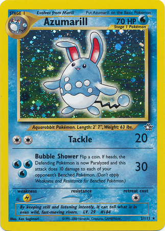 Azumarill Card Front