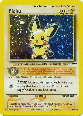 Pichu Card Front