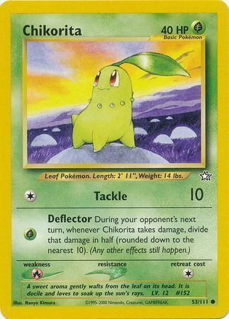 Chikorita Card Front