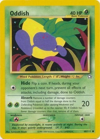 Oddish Card Front