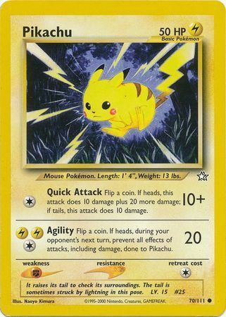 Pikachu Card Front