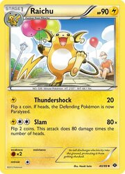 Raichu [Thundershock | Slam]