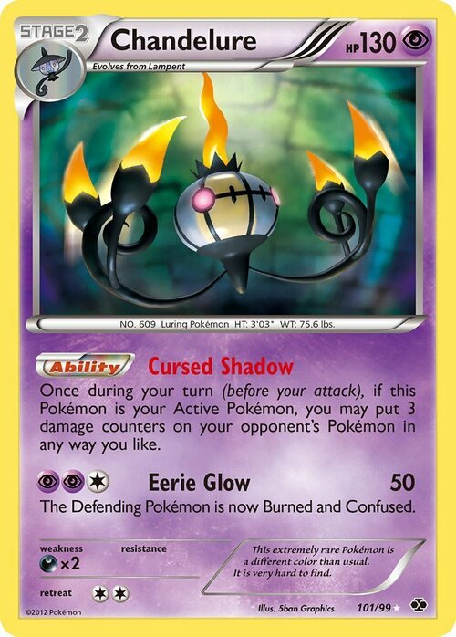 Chandelure Card Front