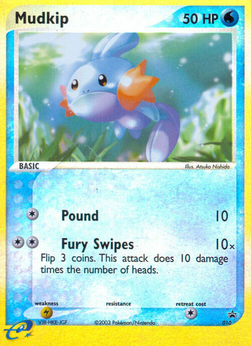 Mudkip Card Front