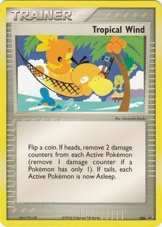 Tropical Wind Card Front