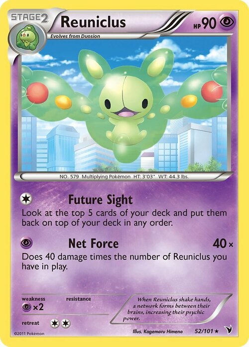 Reuniclus Card Front