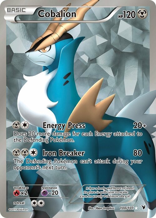 Cobalion Card Front