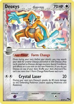 Deoxys δ (Normal) Card Front