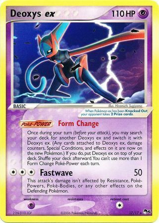 Deoxys EX (Speed) Card Front