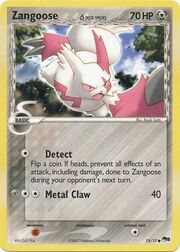 Zangoose δ Delta Species