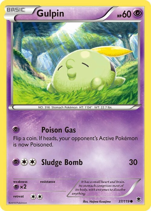 Gulpin Card Front