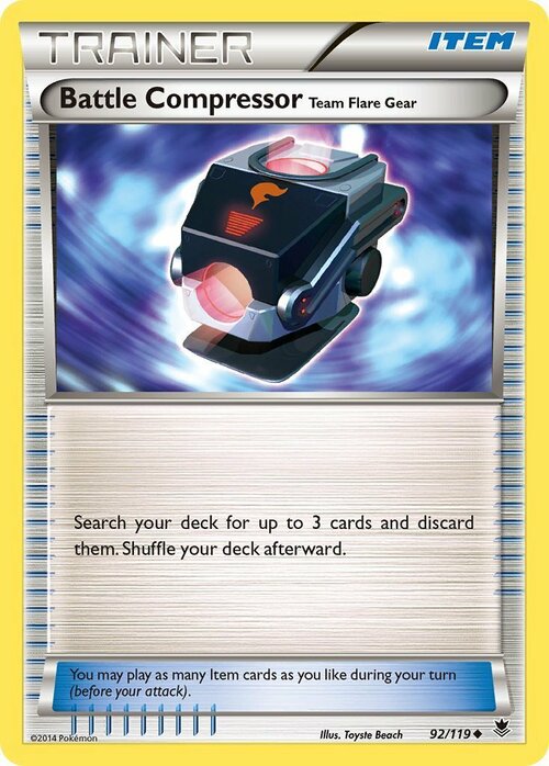 Battle Compressor Card Front