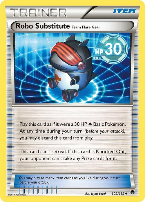 Robo Substitute Card Front